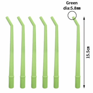 Cánulas aspiración / hemosuctor. Verde 1/4 (5,8 mm)